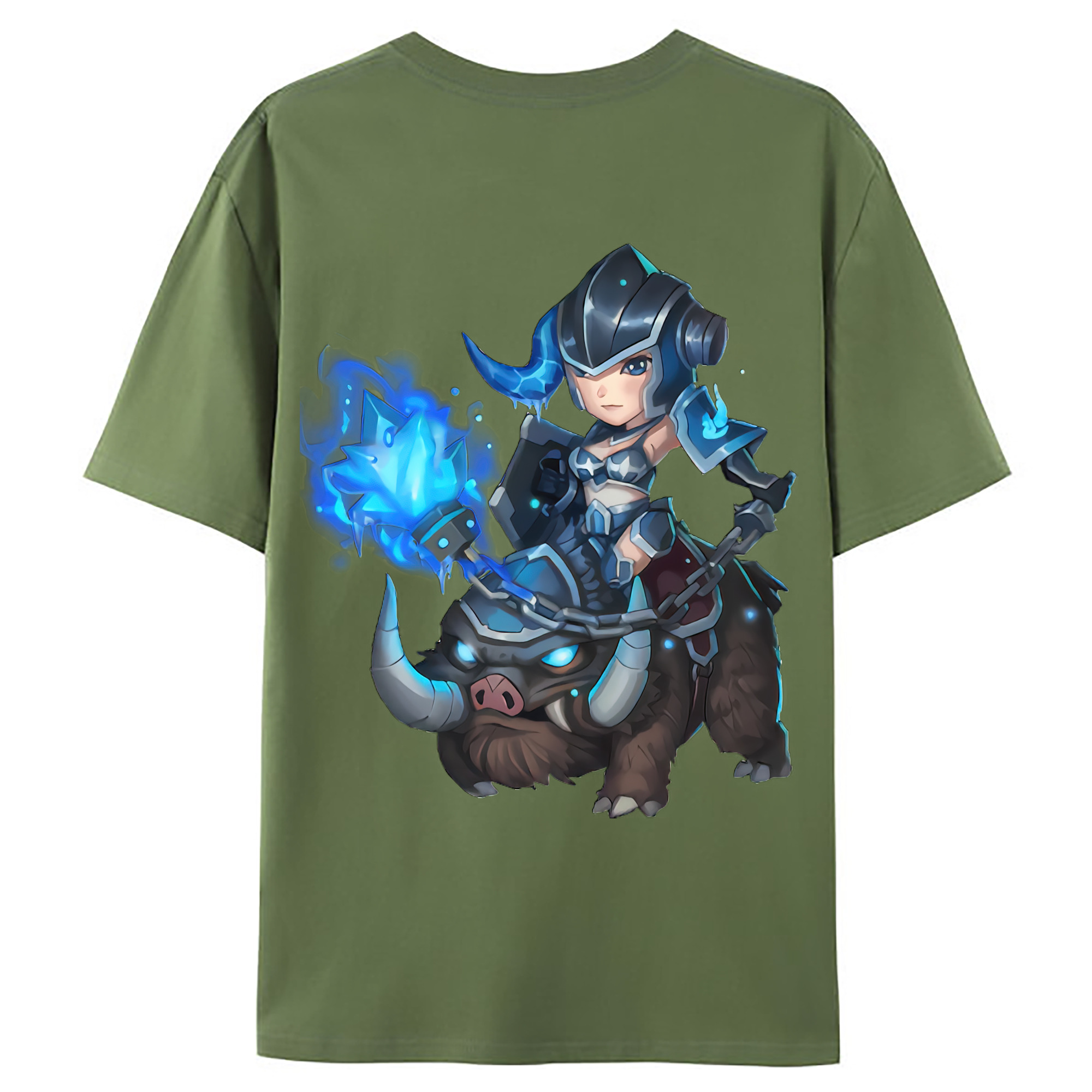 （画像用） リーグ・オブ・レジェンド League of Legends LOL 綿100％ メンズ半袖Tシャツ（バックプリント） 通気性